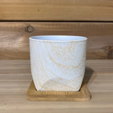 Mira Marble Planter - 3"