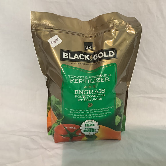 Black Gold Tomato & Vegetable Fertilizer 4-5-3