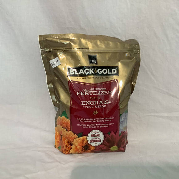 Black Gold All-Purpose Fertilizer 5-5-5