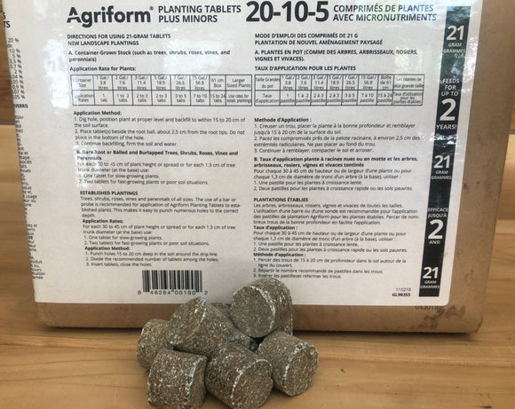 Agriform Planting Tablets 20-10-15